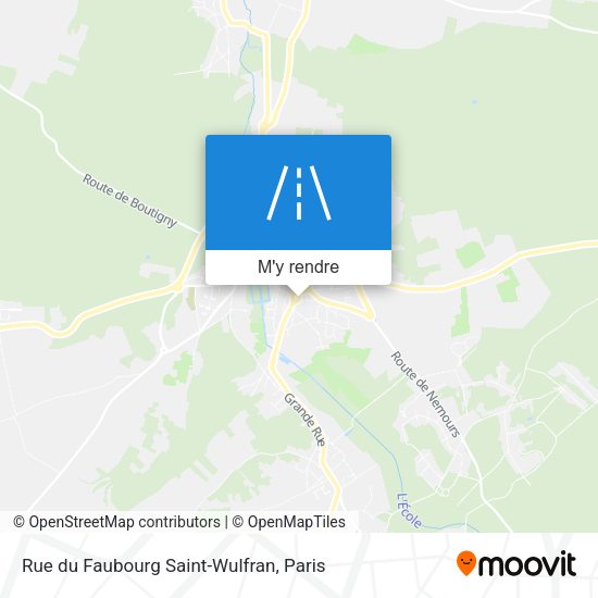 Rue du Faubourg Saint-Wulfran plan