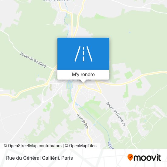 Rue du Général Galliéni plan