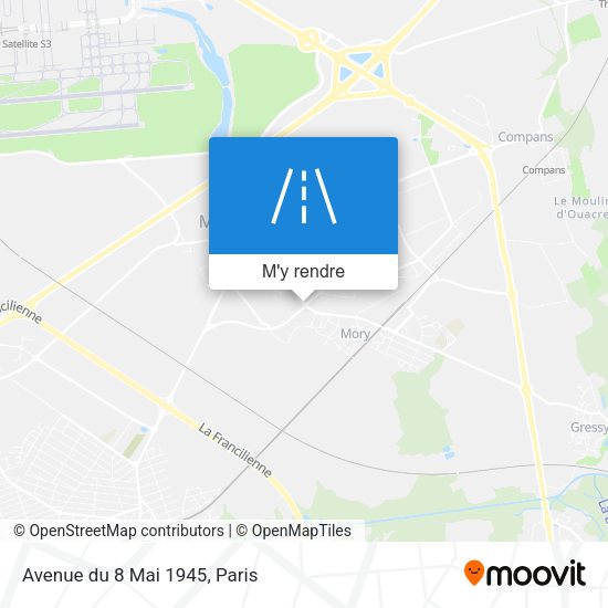 Avenue du 8 Mai 1945 plan