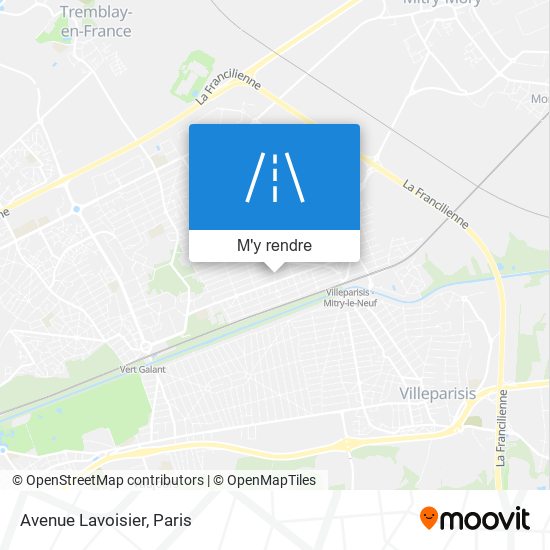 Avenue Lavoisier plan