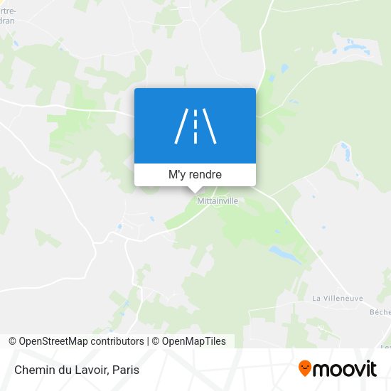 Chemin du Lavoir plan