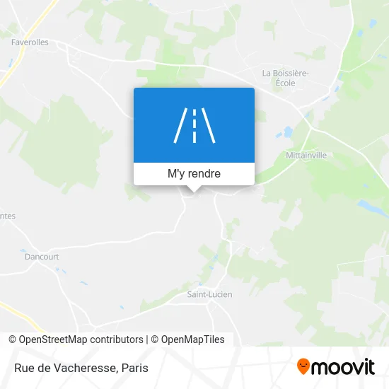 Rue de Vacheresse plan