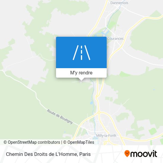 Chemin Des Droits de L'Homme plan