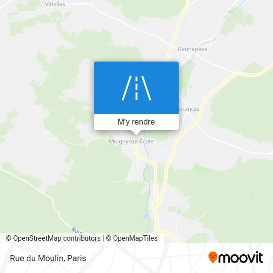 Rue du Moulin plan