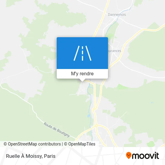 Ruelle À Moissy plan