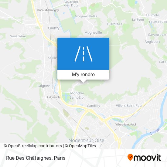 Rue Des Châtaignes plan
