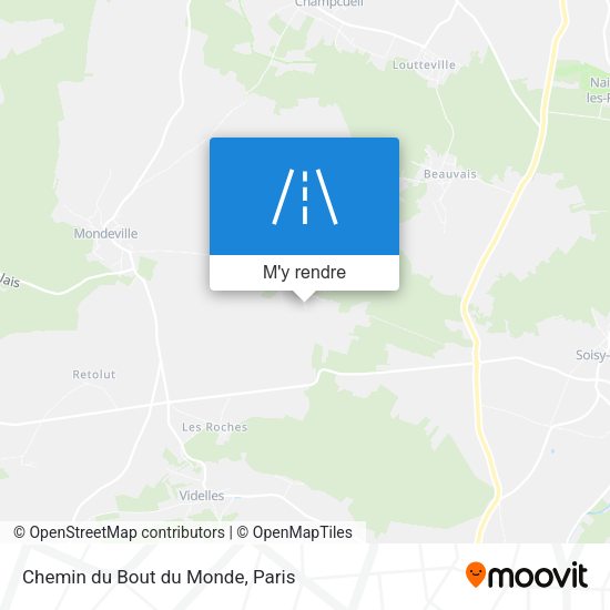 Chemin du Bout du Monde plan