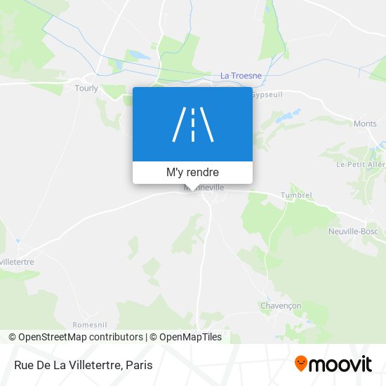 Rue De La Villetertre plan