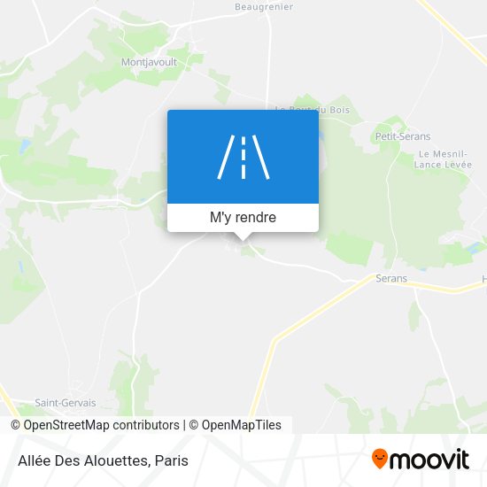 Allée Des Alouettes plan