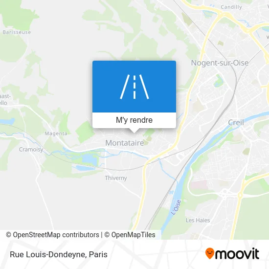 Rue Louis-Dondeyne plan