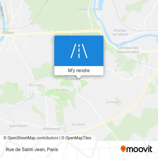 Rue de Saint-Jean plan