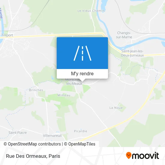 Rue Des Ormeaux plan