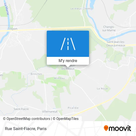 Rue Saint-Fiacre plan