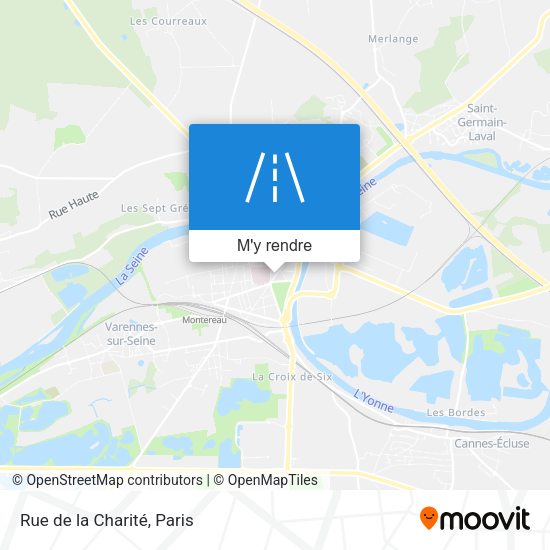 Rue de la Charité plan