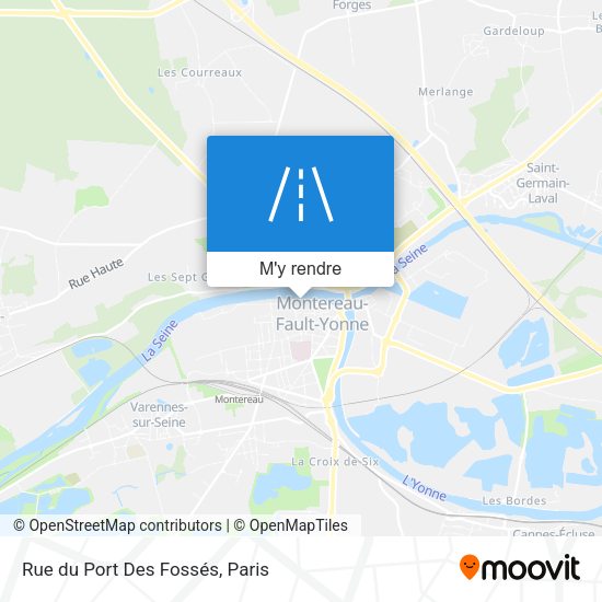 Rue du Port Des Fossés plan