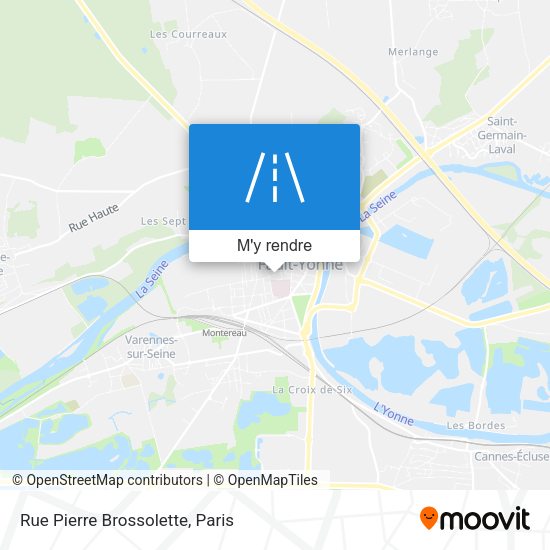 Rue Pierre Brossolette plan