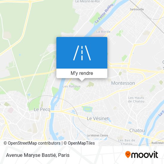 Avenue Maryse Bastié plan