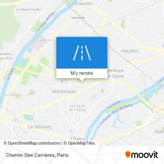 Chemin Des Carrières plan