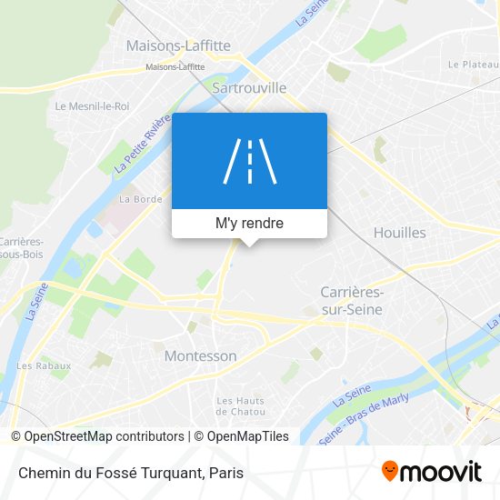 Chemin du Fossé Turquant plan