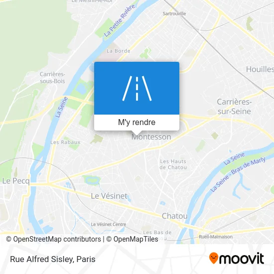 Rue Alfred Sisley plan