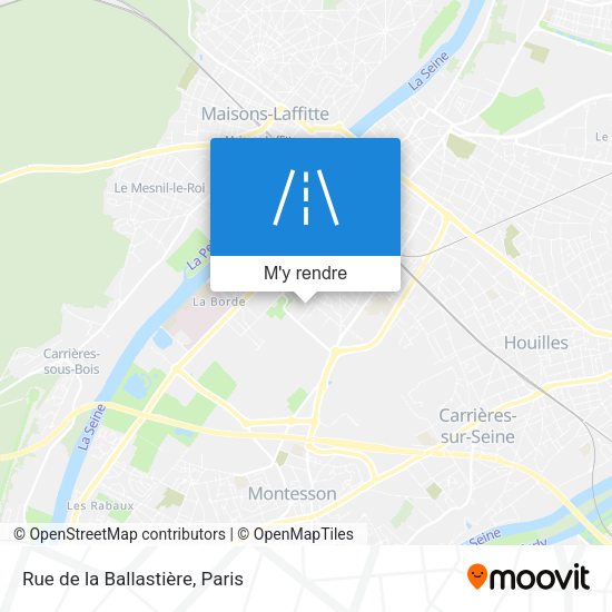 Rue de la Ballastière plan