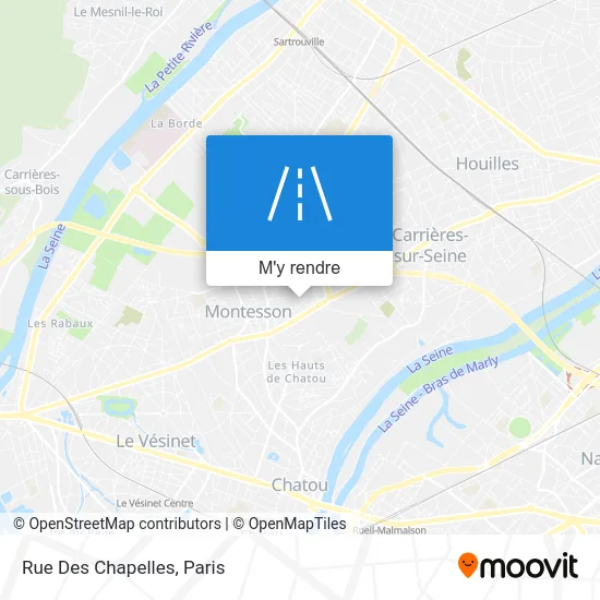 Rue Des Chapelles plan