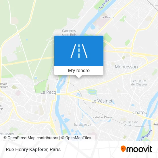 Rue Henry Kapferer plan