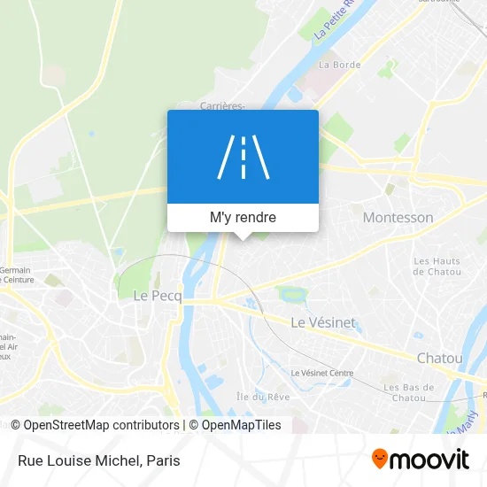 Rue Louise Michel plan