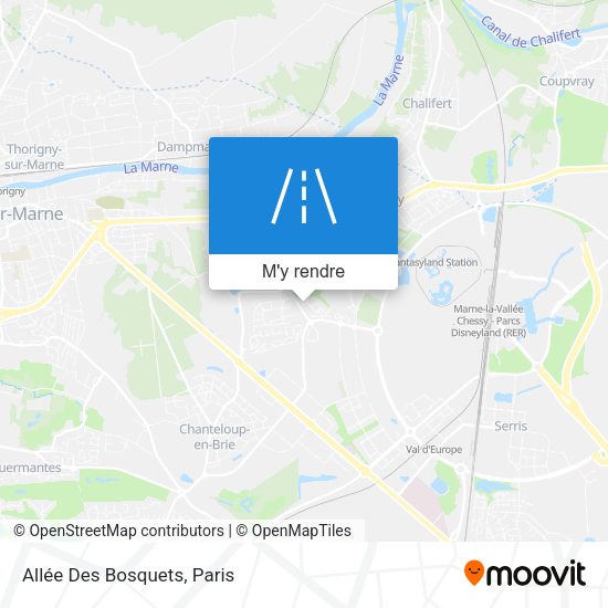 Allée Des Bosquets plan