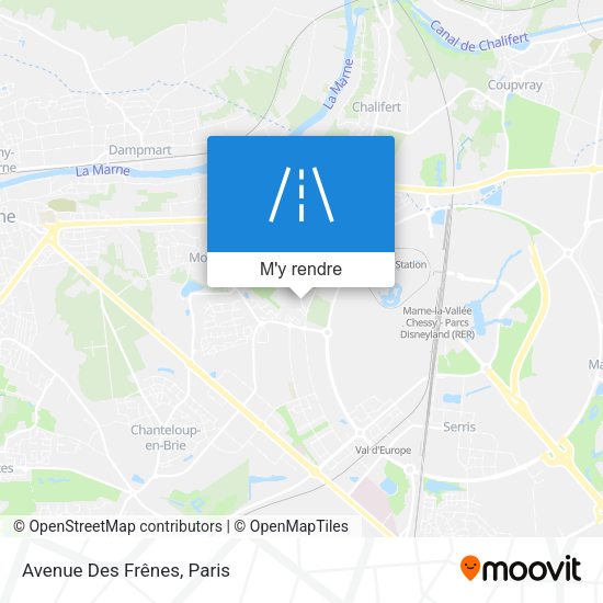 Avenue Des Frênes plan