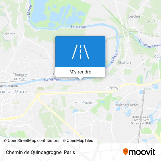 Chemin de Quincagrogne plan