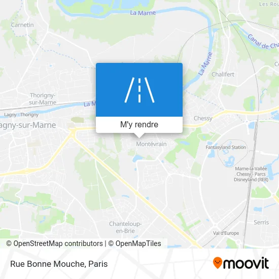 Rue Bonne Mouche plan