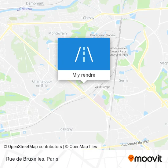 Rue de Bruxelles plan