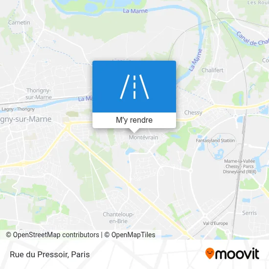 Rue du Pressoir plan