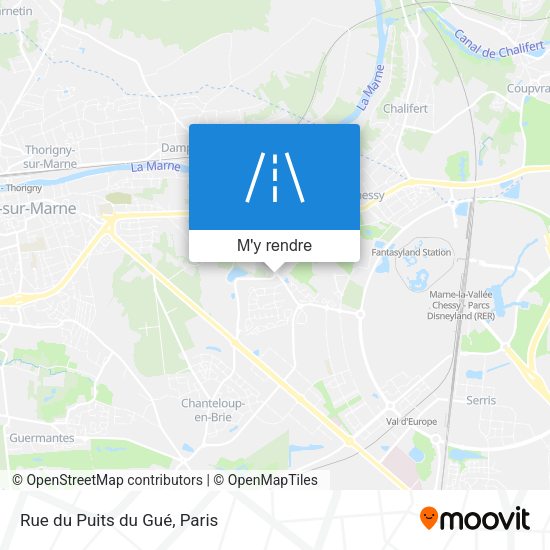 Rue du Puits du Gué plan