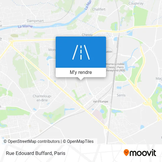 Rue Edouard Buffard plan