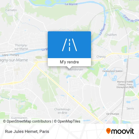 Rue Jules Hemet plan