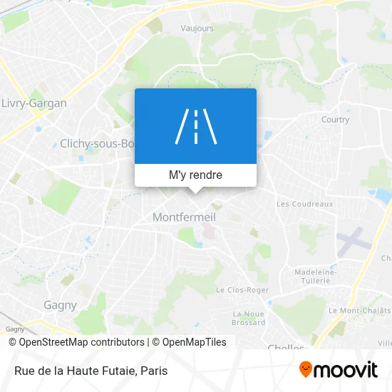 Rue de la Haute Futaie plan