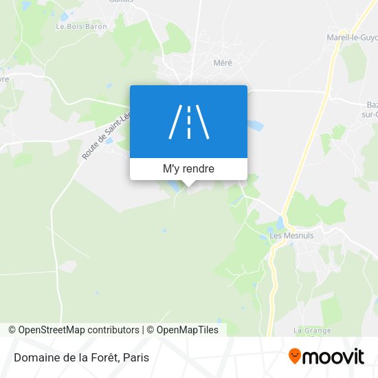 Domaine de la Forêt plan