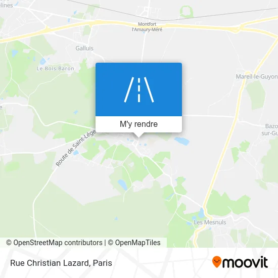 Rue Christian Lazard plan
