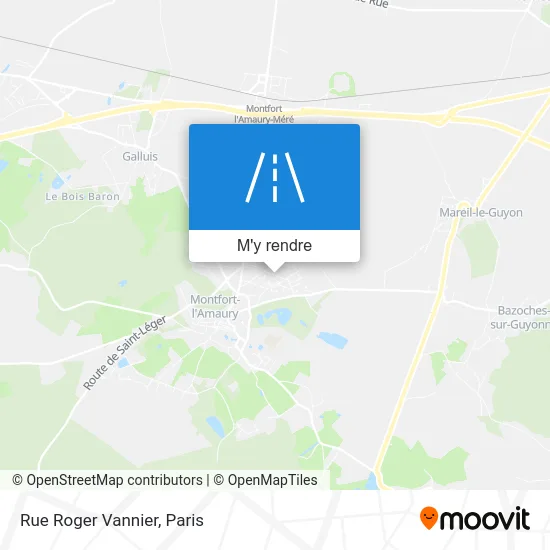 Rue Roger Vannier plan