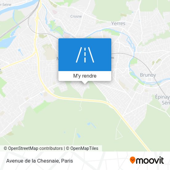 Avenue de la Chesnaie plan