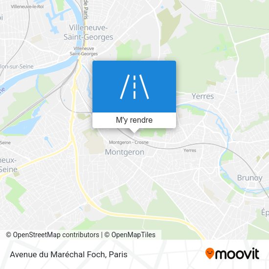 Avenue du Maréchal Foch plan