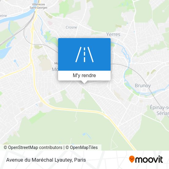 Avenue du Maréchal Lyautey plan