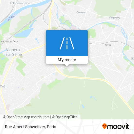 Rue Albert Schweitzer plan