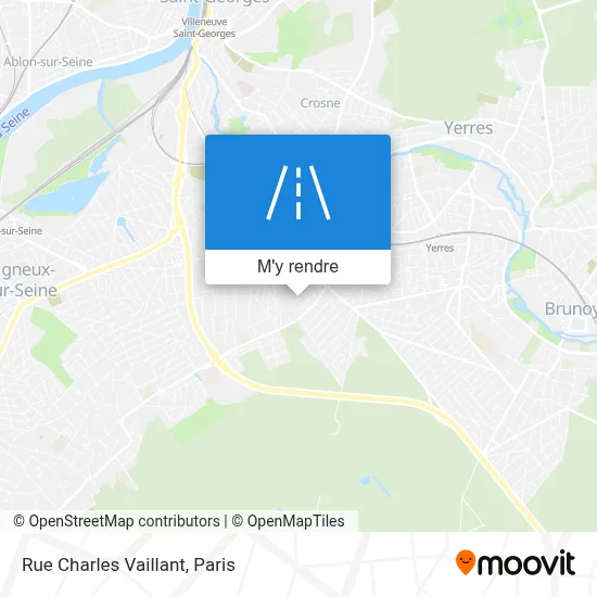 Rue Charles Vaillant plan