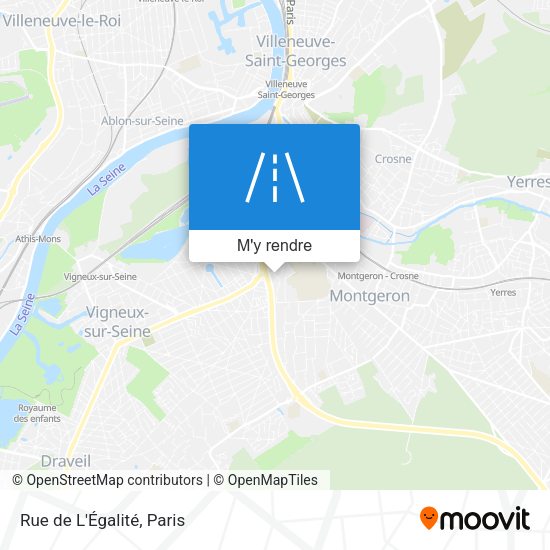 Rue de L'Égalité plan