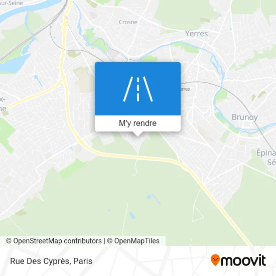 Rue Des Cyprès plan