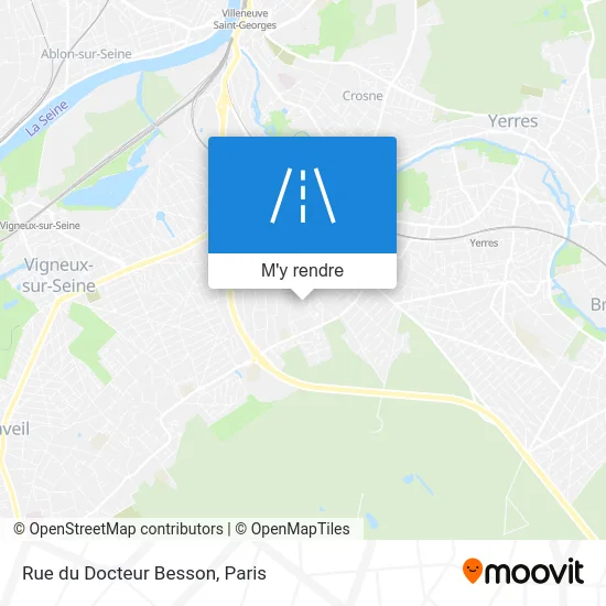 Rue du Docteur Besson plan