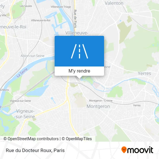 Rue du Docteur Roux plan